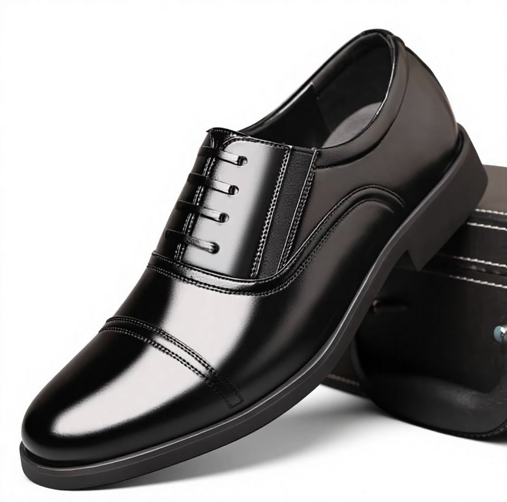 Men’s Vintage British Style Casual Shoes – Classic Retro Lace-Up Footwear