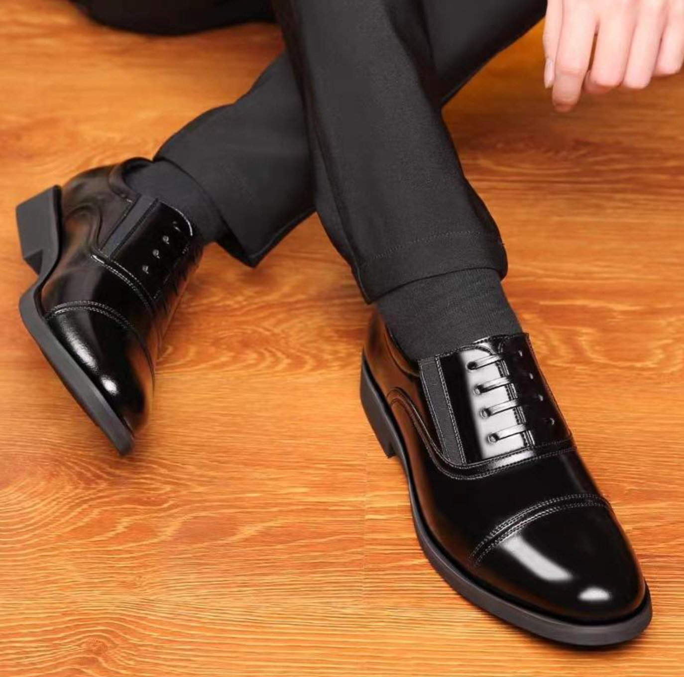 Men’s Vintage British Style Casual Shoes – Classic Retro Lace-Up Footwear