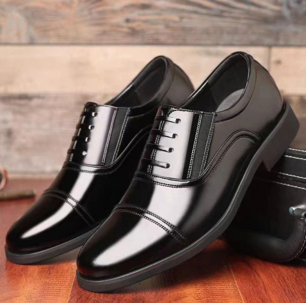 Men’s Vintage British Style Casual Shoes – Classic Retro Lace-Up Footwear