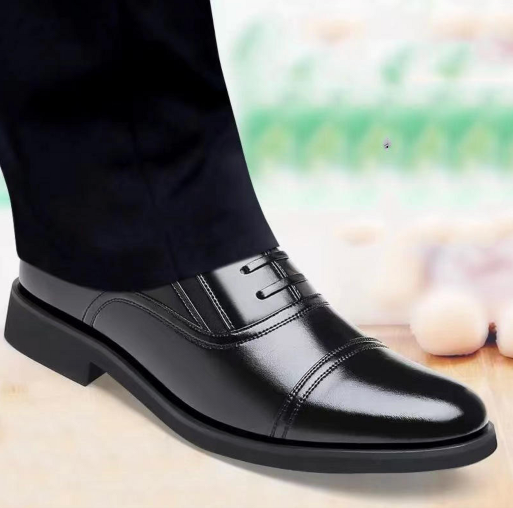 Men’s Vintage British Style Casual Shoes – Classic Retro Lace-Up Footwear