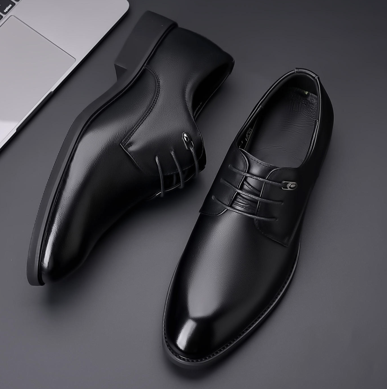 Men’s Genuine Leather Formal Dress Shoes – Classic Wedding & Business Oxfords