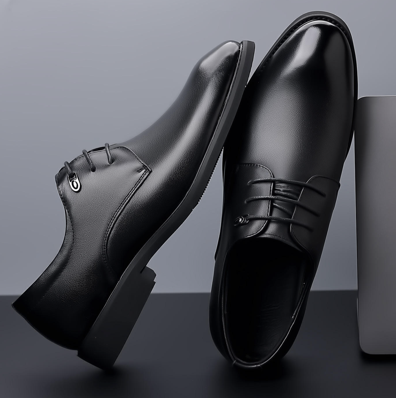 Men’s Genuine Leather Formal Dress Shoes – Classic Wedding & Business Oxfords