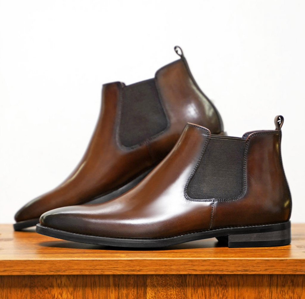 Men’s Luxury Leather Dress Shoes – Classic Formal Business Oxfords