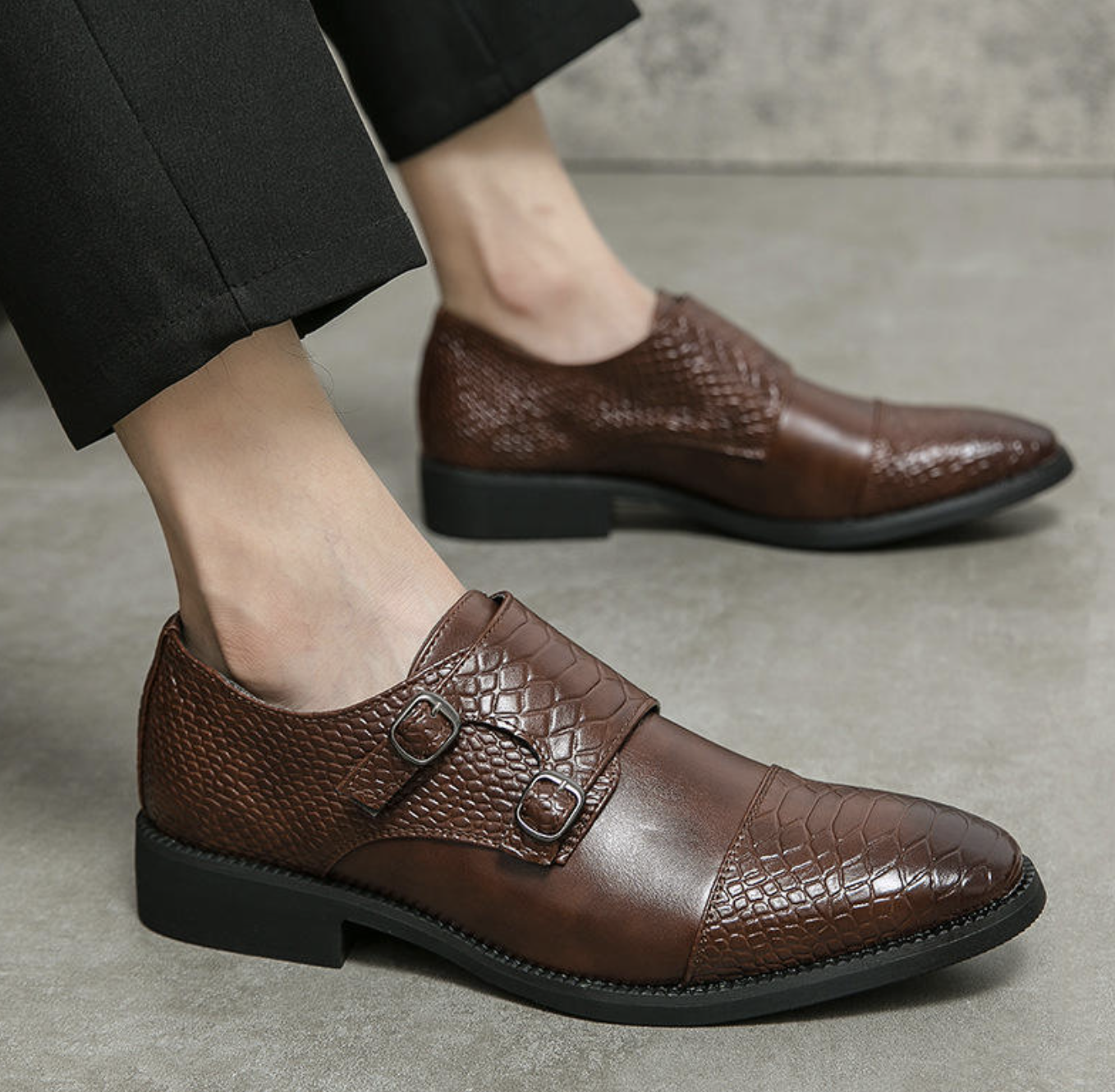 Men’s Large-Size Slip-On Dress Shoes – Classic Casual Business Loafers